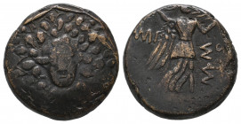 Pontos. Amisos. Time of Mithradates VI Eupator 120-63 BC. Bronze Æ, 7.52 gr. Very Fine.