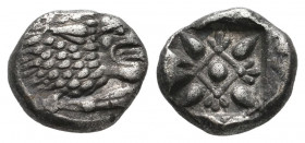 Ionia. Miletos. 520-490 BC. Diobol AR aVF
1.05 gr
