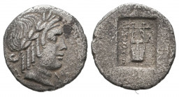 Lycia. Kragos. Lycian League. 30-27 BC. AR Hemidrachm VF
1.43 gr