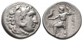 Kings of Macedon. Alexander III 'the Great' 336-323 BC. AR Drachm VF
4.18 gr