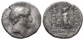 Kings of Cappadocia. Ariobarzanes I Philoromaios. 96-63 BC. AR Drachm VF
3.6 gr