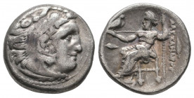 Kings of Macedon. Alexander III 'the Great' 336-323 BC. AR Drachm VF
4.18 gr