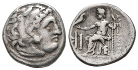 Kings of Macedon. Alexander III 'the Great' 336-323 BC. AR Drachm VF
4.06 gr