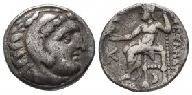 Kings of Macedon. Alexander III 'the Great' 336-323 BC. AR Drachm VF
3.88 gr