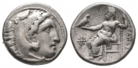 Kings of Macedon. Alexander III 'the Great' 336-323 BC. AR Drachm VF
4.16 gr