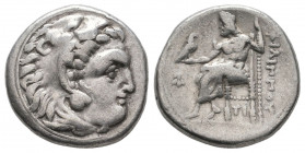 Kings of Macedon. Alexander III 'the Great' 336-323 BC. AR Drachm VF
4.14 gr