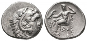 Kings of Macedon. Alexander III 'the Great' 336-323 BC. AR Drachm aEF
4.23 gr