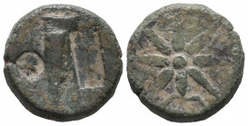 Pontos. Uncertain. Time of Mithradates VI. 130-100 BC. Bronze Æ F
9.88 gr