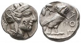 Attica. Athens 454-404 BC. AR Tetradrachm EF
16.66 gr