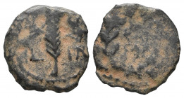 Jerusalem. Procurators. Porcius Festus AD 59-62. Prutah Æ gVF Tareq Hani Collection
1.38 gr