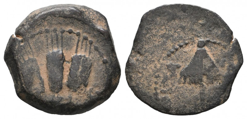 Jerusalem. Herodians. Agrippa I AD 37-43. Prutah Æ gVF Tareq Hani Collection
2....