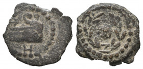 Jerusalem. Herodians. Herod I (the Great) 40-4 BC. Prutah Æ VF Tareq Hani Collection
1.27 gr
