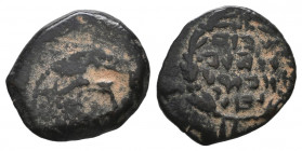 Jerusalem. John Hyrcanus I 135-104 BC. Prutah Æ gVF Tareq Hani Collection
1.47 gr