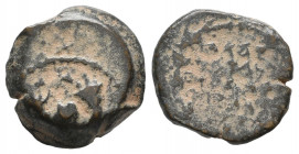 Jerusalem. John Hyrcanus I 135-104 BC. Prutah Æ gVF Tareq Hani Collection
2.84 gr