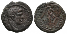 Herodians. Agrippa II, with Domitian. 50-100 CE. Æ VF Tareq Hani Collection
4.97 gr