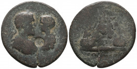 Cappadocia, Caesarea-Eusebia. Macrinus, with Diadumenian as Caesar. AD 217-218. Æ F
22.92 gr