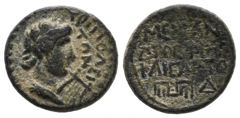 LYDIA, Tripolis. Pseudo-autonomous issue. Time of Tiberius, AD 14-37. Æ VF
3.04...