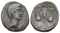 LYCIAN LEAGUE. Augustus. 27 BC-AD 14. AR Drachm VF
2.57 gr