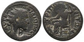 Lydia Tripolis Philip I 244-249 AD Ae VF
7.65 gr