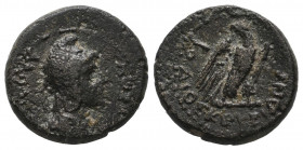 Phrygia. Laodiceia ad Lycum. Pseudo-autonomous. Time of Tiberius (14 - 37). Dioskurides, magistrate. Bronze Æ VF
3.54 gr
