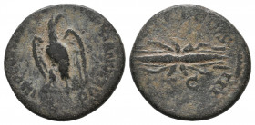 Hadrian. Rome mint AD 117-138. Struck AD 121-late 123. Æ Semis VF
2.63 gr