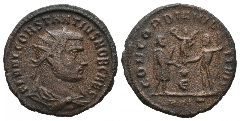 Constantius I. As Caesar, AD 293-305. Æ Fractional Follis VF Tareq Hani Collecti...
