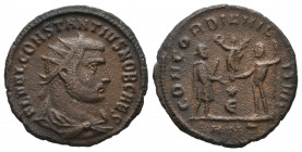 Constantius I. As Caesar, AD 293-305. Æ Fractional Follis VF Tareq Hani Collection
3.1 gr