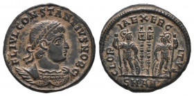 Constantine II. As Caesar, AD 316-337. Æ Follis VF
2.43 gr
