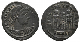 Constantine II. As Caesar, AD 316-337. Æ Follis VF
1.86 gr