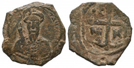 Antioch. Tancred. Regent, 1101-03, 1104-12. Æ Follis VF
4.27 gr