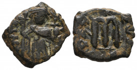 Time of the Rashidun. Pseudo-Byzantine types. Æ Fals gVF
3.74 gr