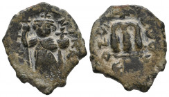 Time of the Rashidun. Pseudo-Byzantine types. Æ Fals gVF
5.17 gr