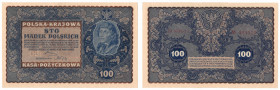 II RP, 100 marek polskich 1919 IH SERJA L