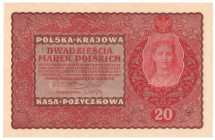 II RP, 20 marek polskich 1919 II SERJA EQ