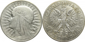 II Republic of Poland, 10 zloty 1933 Polonia