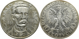 II Rzeczpospolita, 10 złotych 1933 Traugutt R
