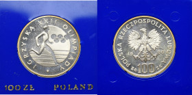 PRL, 100 złotych 1980 - Olimpiada