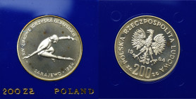 PRL, 200 złotych 1984 - Zimowe Igrzyska Olimpijskie