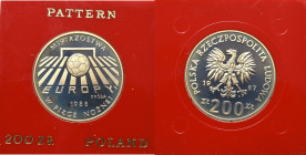 PRL, 200 złotych 1987 Mundial - Próba CuNi