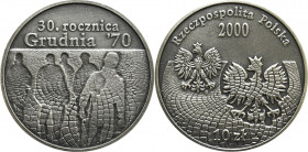 III RP, 10 złotych 2000 - 30. rocznica Grudnia '70
