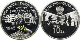III RP, 10 złotych 2005 - 60. rocznica zakończenia II Wojny Światowej