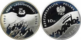 III RP, 10 złotych 2005 - Solidarność