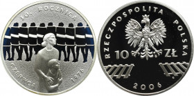 III RP, 10 złotych 2006 - 30. rocznica Czerwca 1976