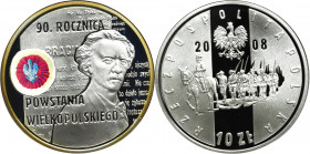 III RP, 10 złotych 2008 - 90. rocznica Powstania Wielkopolskiego
