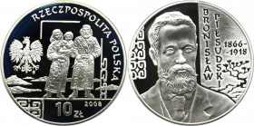 III RP, 10 złotych 2008 - Piłsudski