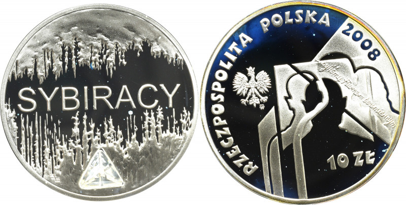 III RP, 10 złotych 2008 - Sybiracy Menniczy egzemplarz 
Grade: Proof 

More p...
