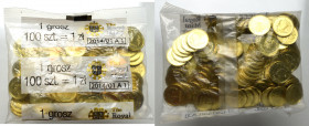III RP, Woreczek menniczy 1 grosz 2013 Royal Mint