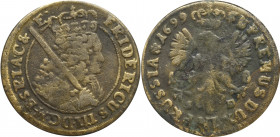 Germany, Preussen, Friedrich III, 18 groschen 1699, Konigsberg - its time forgery