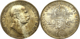 Austria-Hungary, 1 corona 1908