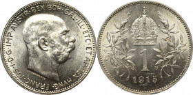 Austria, 1 corona 1915